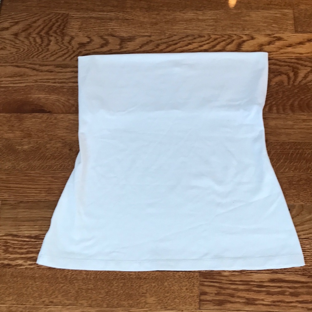 Susana Monaco White strapless top, size Small